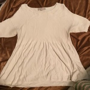 Loft cream top